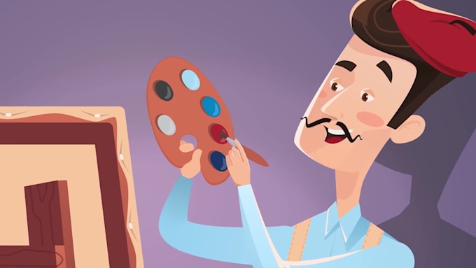 create a premium custom 2d animated explainer video