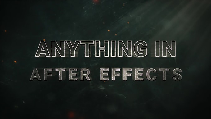 do anything in adobe after effects