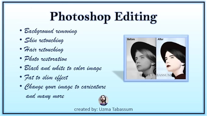 edit your images beautifully and professionally in photoshop