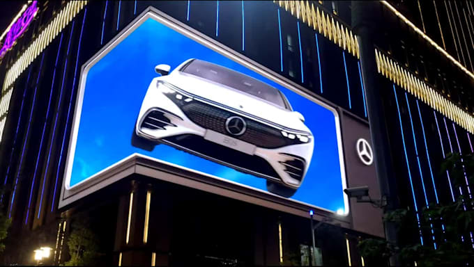do outdoor 3d led billboard
