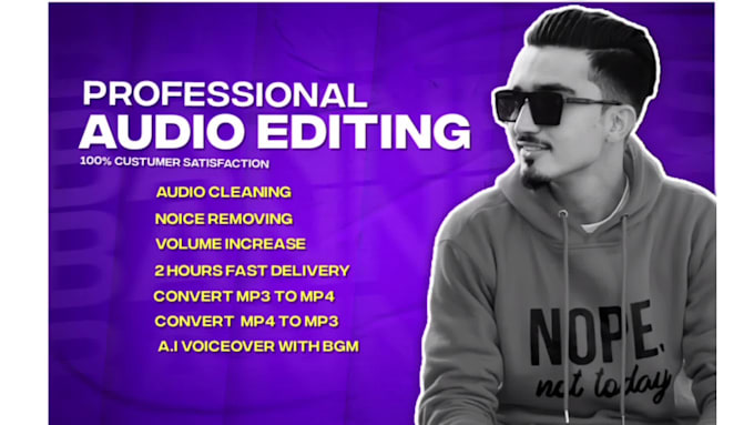 do custom audio editing service