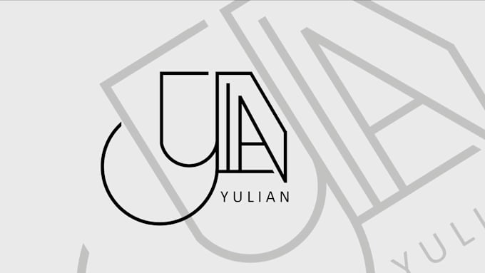 design a unique minimalist name logo