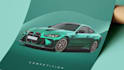 do modern car poster, hyper car vector poster, or super car poster