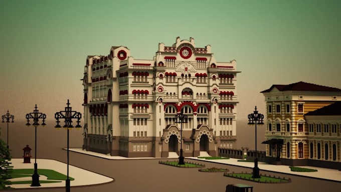 create a custom voxel scene