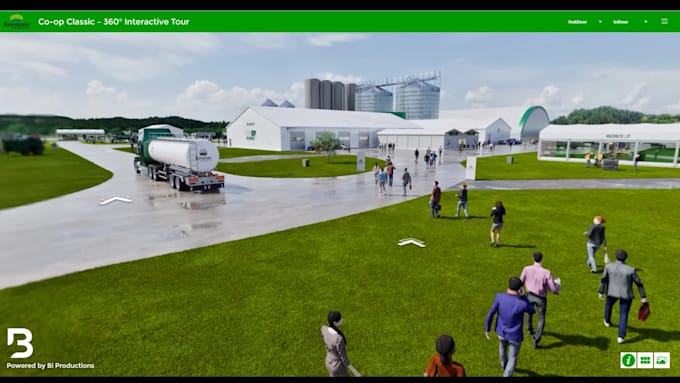 create premium 3d event visualization and virtual tours