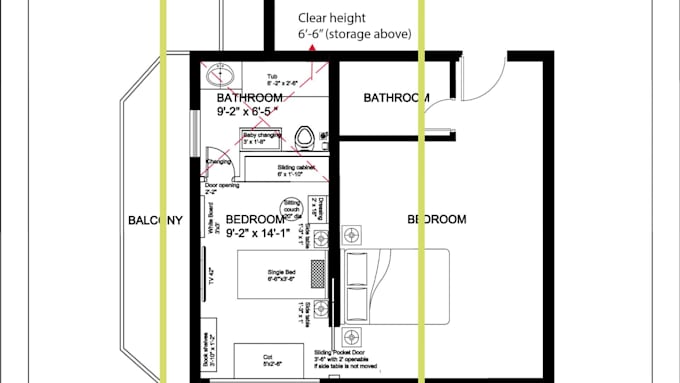 do furniture layout for interior spaces