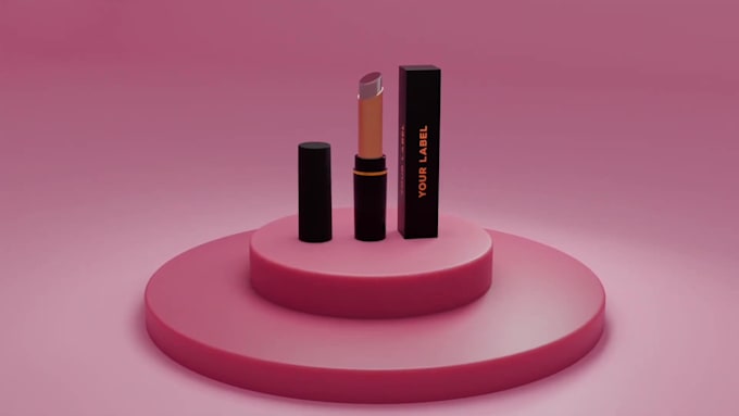 do 3d cosmetic animation, 3d product model and 3d design