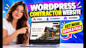 design a wordpress website for hvac, plumbing and roofing with local SEO