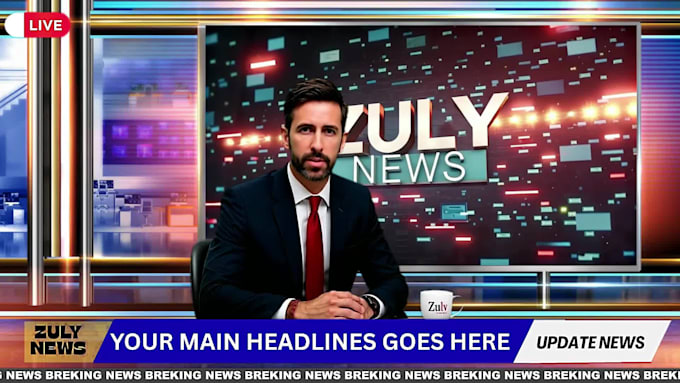 create breaking news video with ai spokesperson for you brand or service