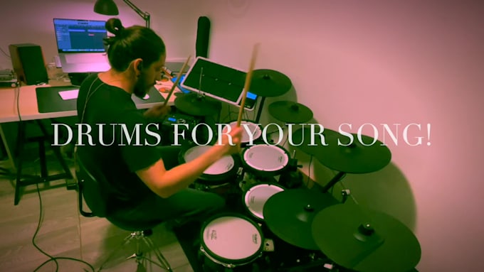 record drum tracks as a session drummer for your music