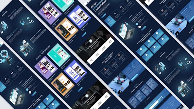 design website UI UX design, figma