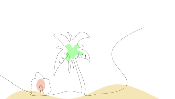 create continuous line gif animation