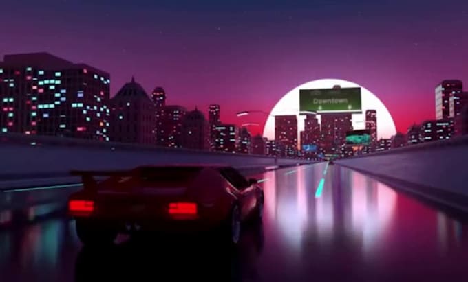 create influencer ai animated cyberpunk music video, mental music video
