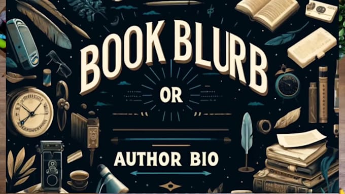 craft best book blurb or description and author bio