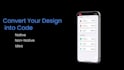 convert your design into a native ios app
