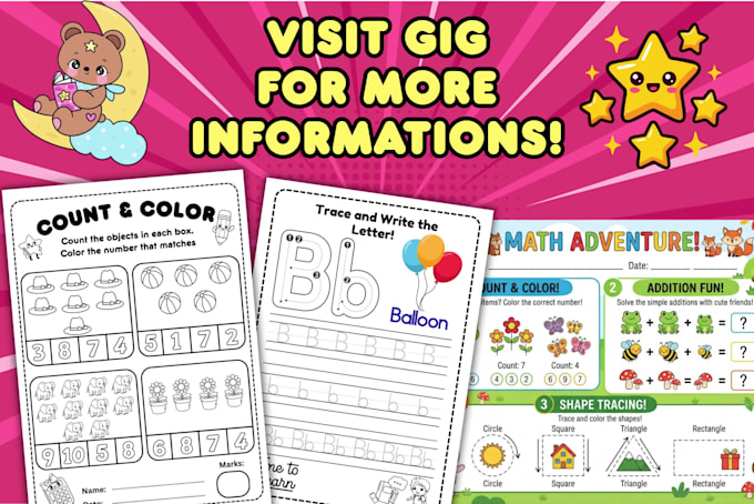 create custom fun learning activity worksheets for kids