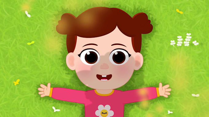 create custom 2d cartoon animations for kids stories