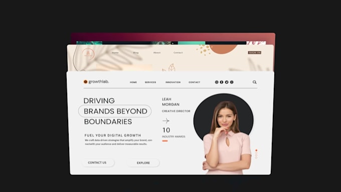 design and develop responsive website with html CSS bootstrap