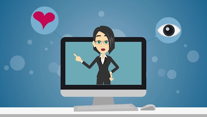 create a 2d animated explainer video