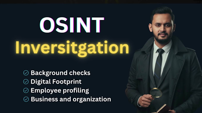 investigate and trace any digital footprint using osint