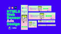 design HTML5 web banner ad for google adwords, adroll
