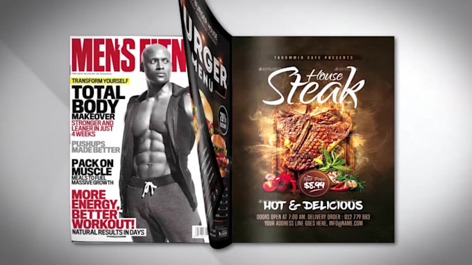 Hot Deals! I will make magazine book promo video for your brand  for $30
