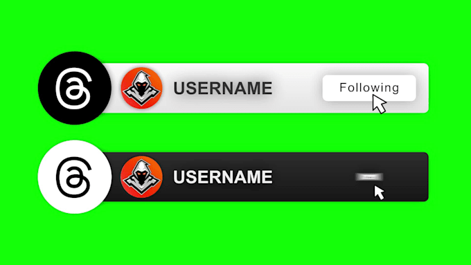 create follow button animation for threads