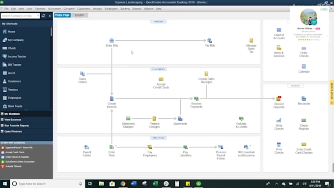 do quickbooks online and quickbooks desktop  bookkeeping
