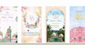 design indian caricature wedding invitation video