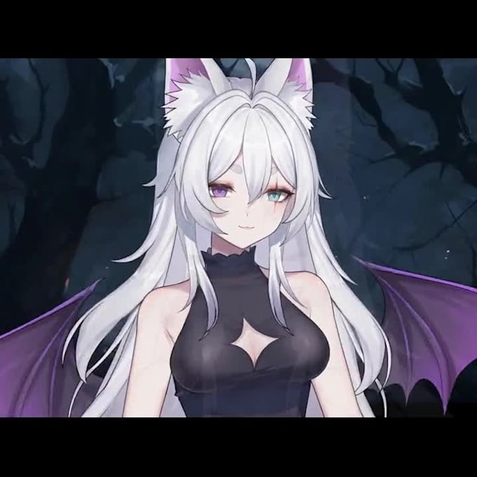 custom vtuber model live2d commission, furry anime avatar, rigged vtuber studio