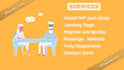 develop an attractive and responsive wordpress website