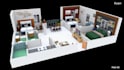 make your 3d floor plan fast and best quality, interior