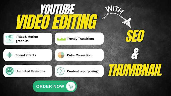 edit youtube videos with thumbnail and SEO