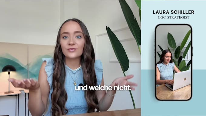 be your german ugc creator and ad creative strategist