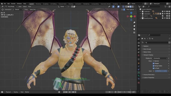 do 3d character rigging in blender, rigify rig, mixamo rig, auto rig pro