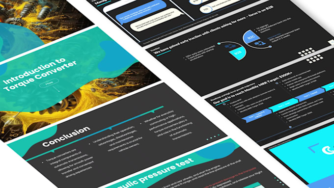design professional automotive and business presentations and pitch decks