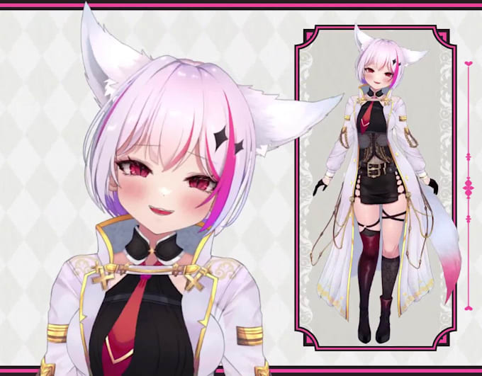 design live2d model, vtuber rigging, 2d vtuber model, 2d vtuber avatar