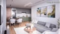 interior 3d renders and 360 panorama of apartment, house