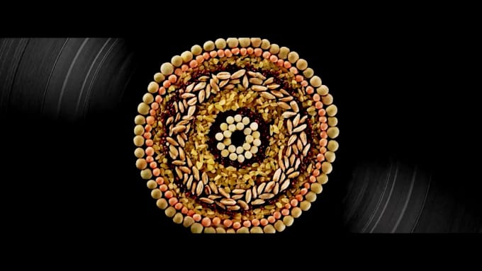edit food videos with text, transition, music