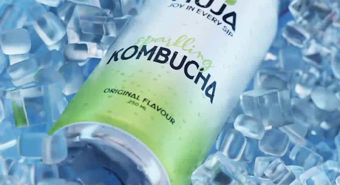 do animation for energy drink, soda, cans or bottles