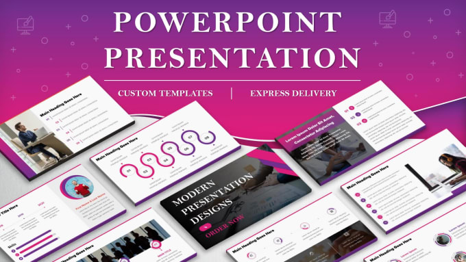 Hire a freelancer to design professional and modern powerpoint presentation