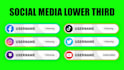 create social media lower third animation