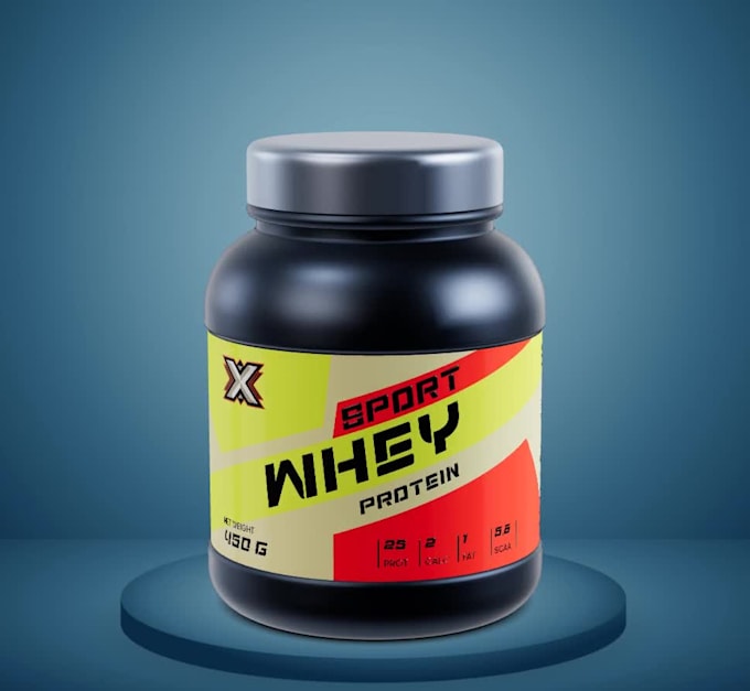 do professional protein supplement label design