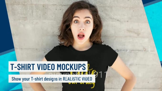 Download Design Tshirt Mockup Videos On Real Models By Ajaypathak911 Fiverr