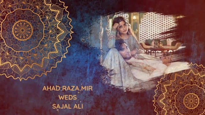 design cinematic wedding invitation video