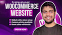 develop your wordpress or woocommerce website