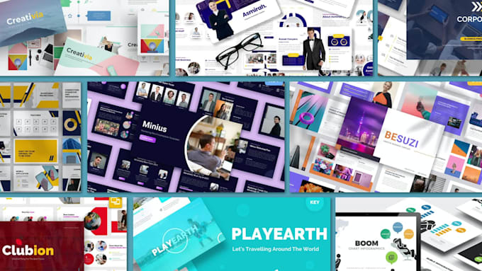 design modern powerpoint presentation in 5 hours