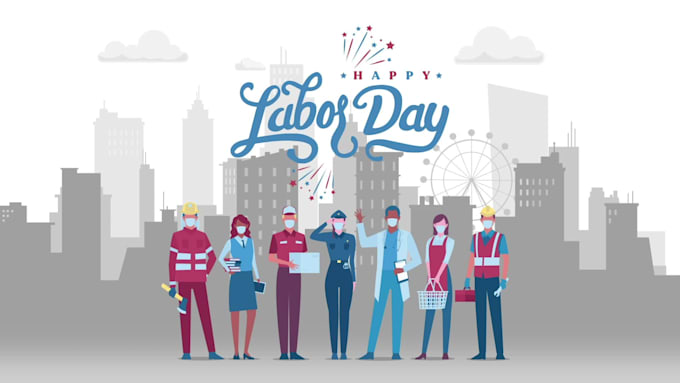 make this labor day greeting animation