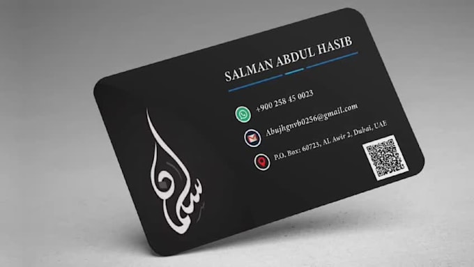 design unique and professional editable double sided business cards