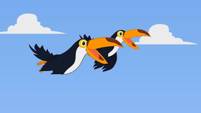 make amazing a 2d cartoon animation video